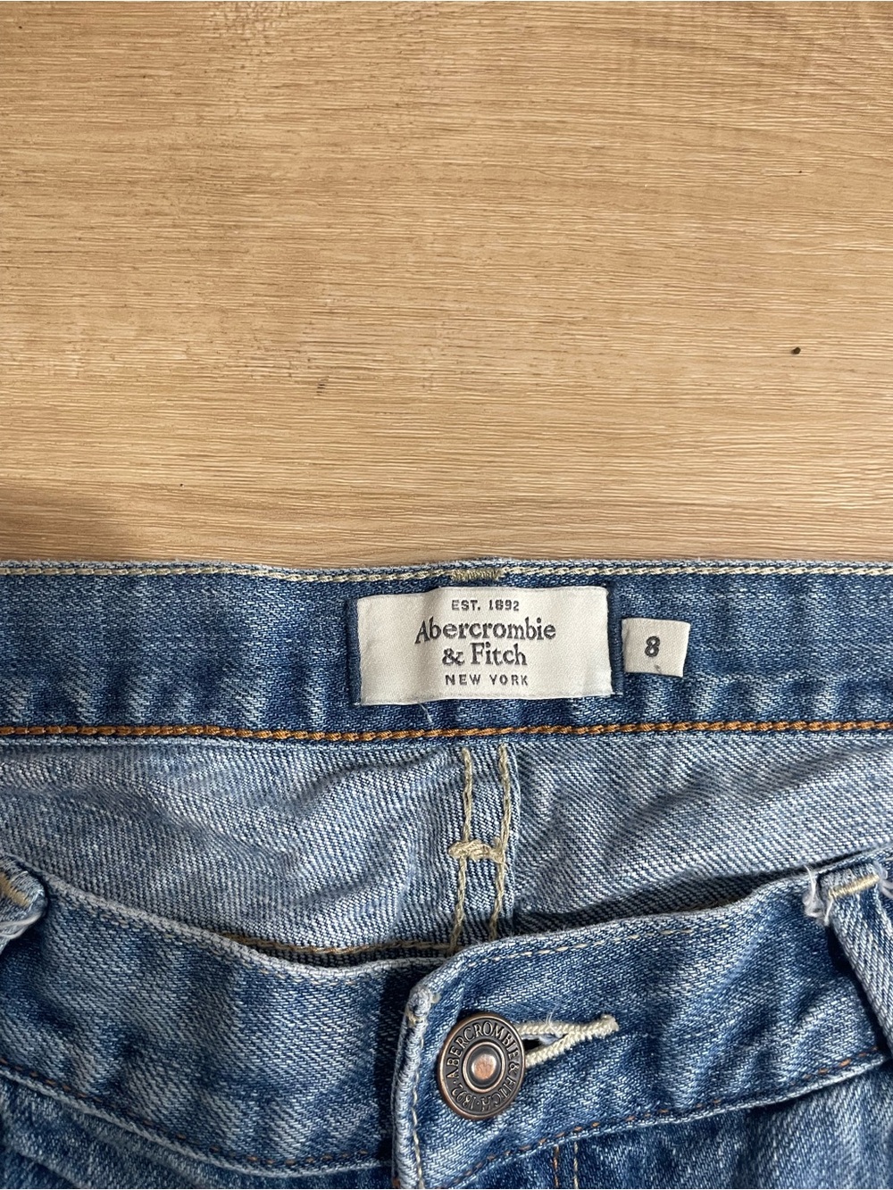 Denim Cutoff Shorts in Light Blue - Women - Picture 3 of 3